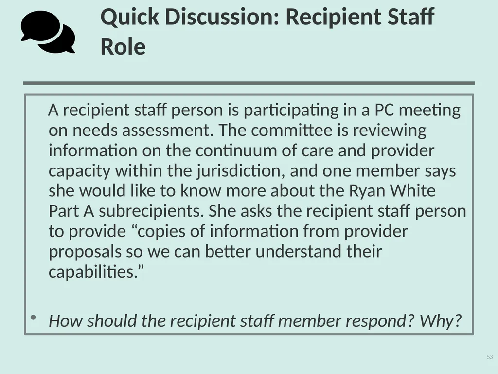 Planning Council New Member Orientation 1 [Notes - slide 53 of 73