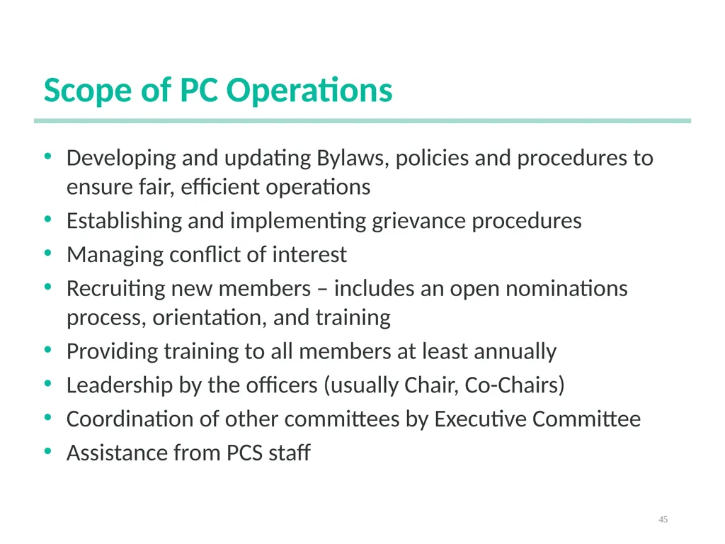 Planning Council New Member Orientation 1 [Notes - slide 45 of 73