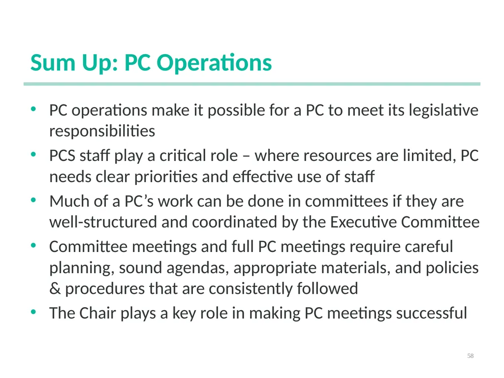 Planning Council New Member Orientation 1 [Notes - slide 58 of 73