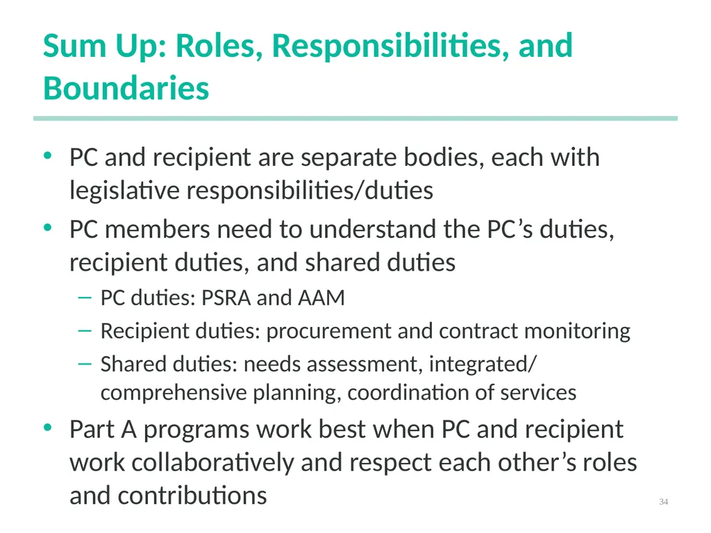 Planning Council New Member Orientation 1 [Notes - slide 34 of 73