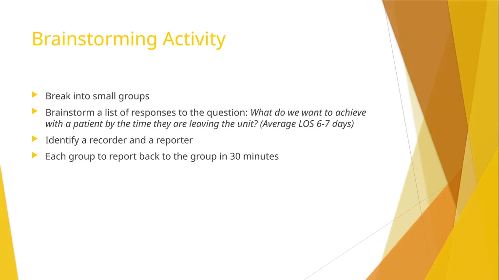 Unity Adult IP Care Model Session 1, November 5, - slide 23 of 26