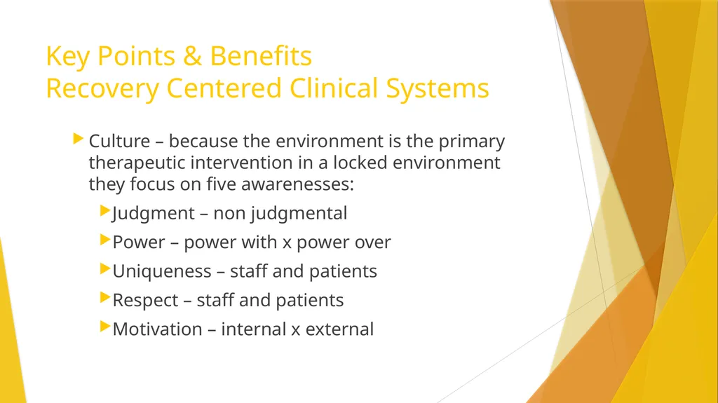 Unity Adult IP Care Model Session 1, November 5, - slide 21 of 26