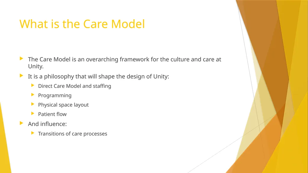 Unity Adult IP Care Model Session 1, November 5, - slide 14 of 26