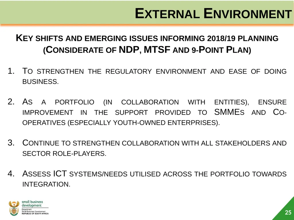 Department of Small Business Development (DSBD) - slide 25 of 77