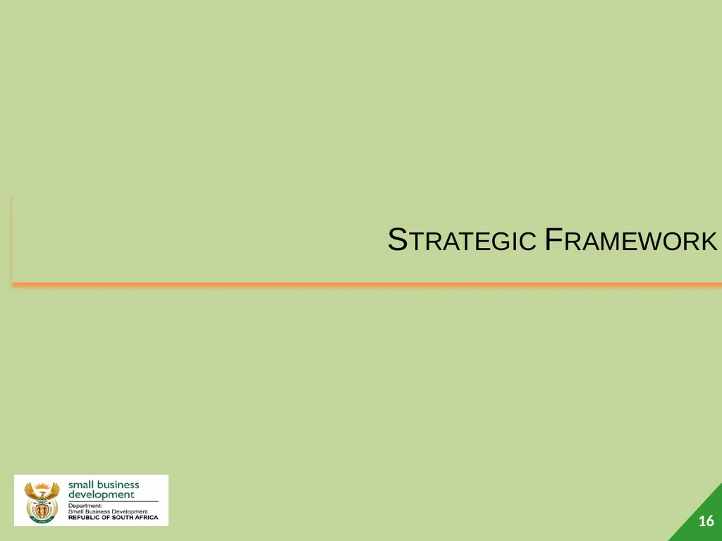 Department of Small Business Development (DSBD) - slide 16 of 77