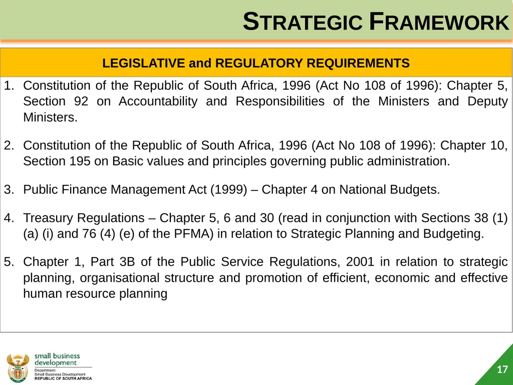Department of Small Business Development (DSBD) - slide 17 of 77
