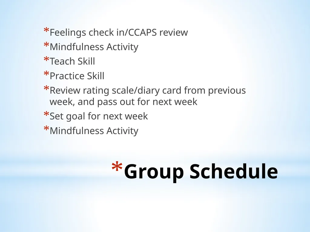 Dialectical Behavioral Therapy in College - slide 18 of 28