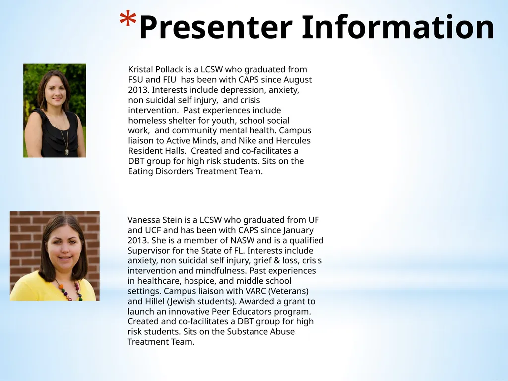 Dialectical Behavioral Therapy in College - slide 2 of 28