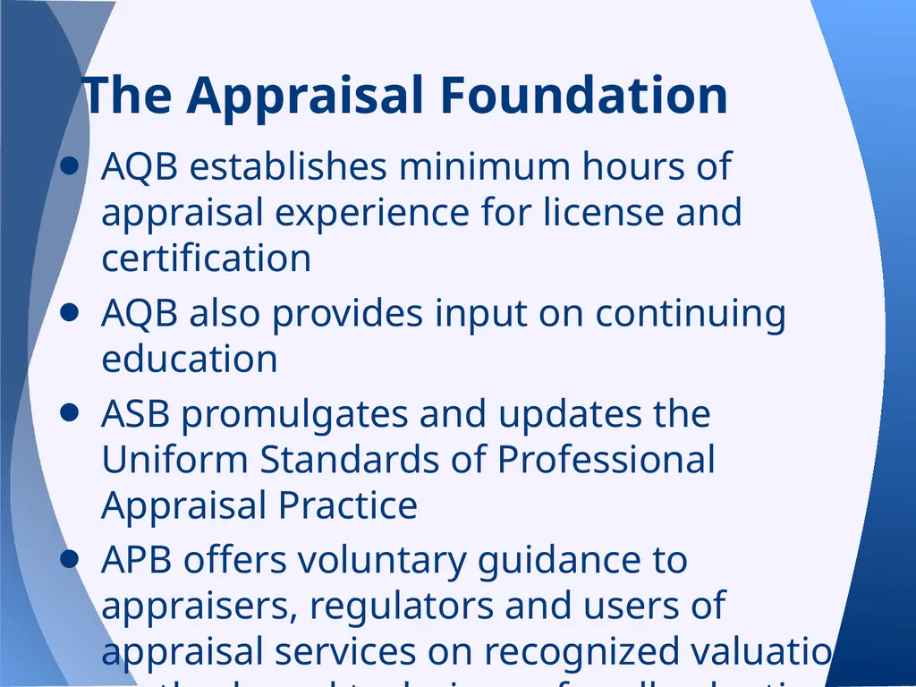 Appraisal Law Update with Supervisory/Provisional - slide 16 of 117