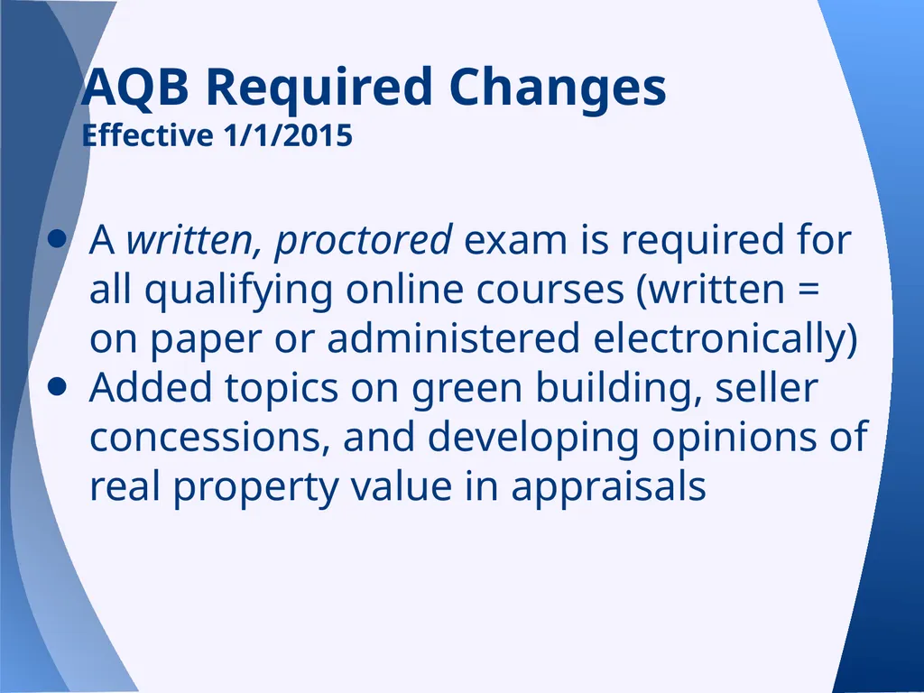 Appraisal Law Update with Supervisory/Provisional - slide 29 of 117