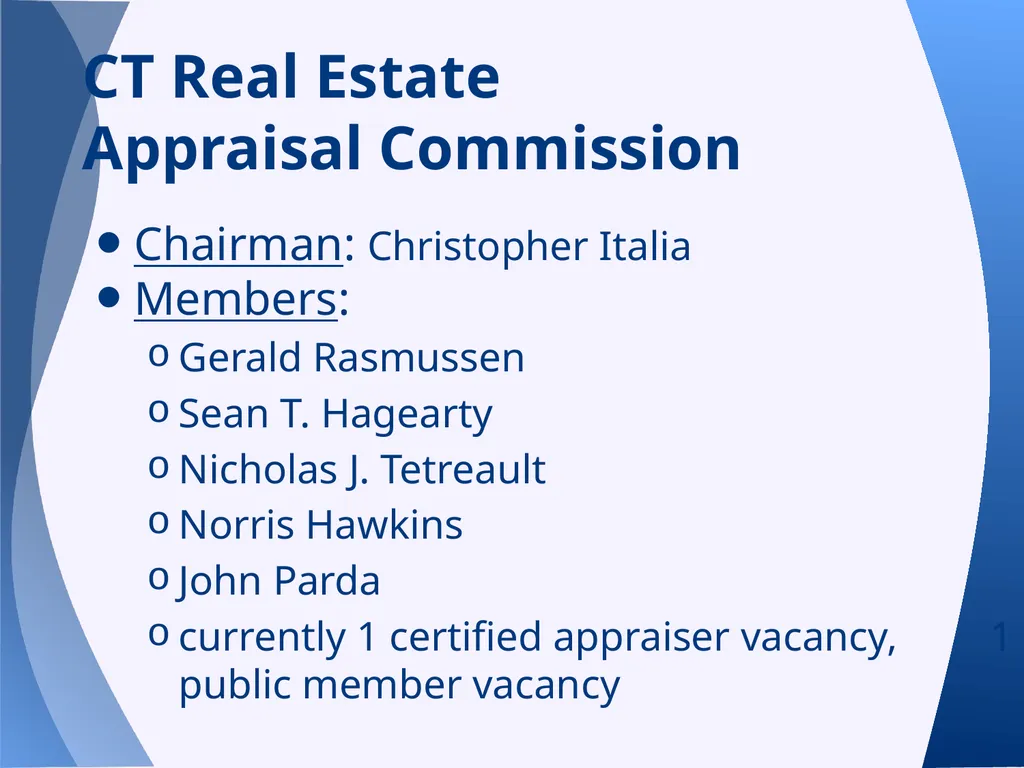 Appraisal Law Update with Supervisory/Provisional - slide 5 of 117