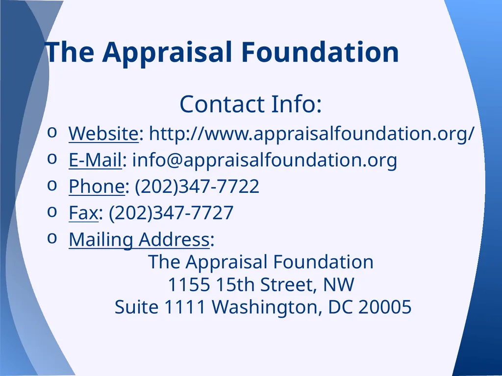 Appraisal Law Update with Supervisory/Provisional - slide 17 of 117