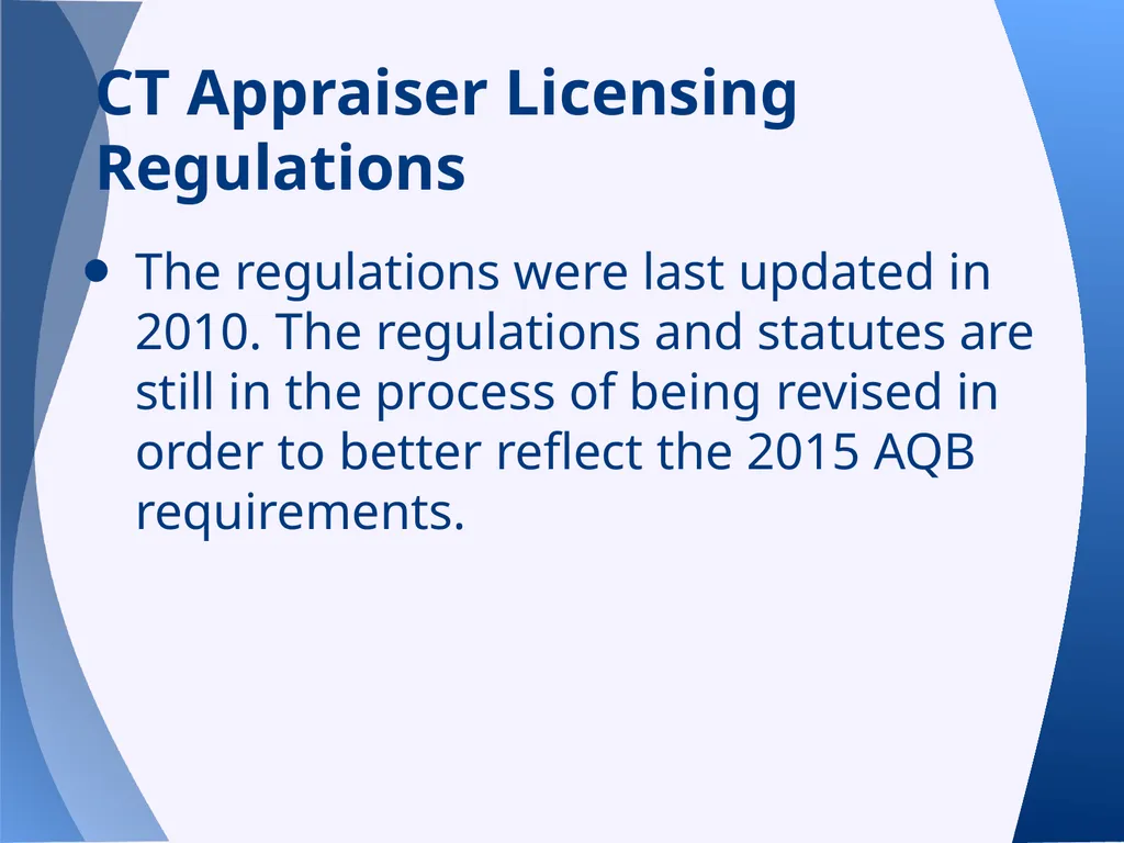 Appraisal Law Update with Supervisory/Provisional - slide 30 of 117