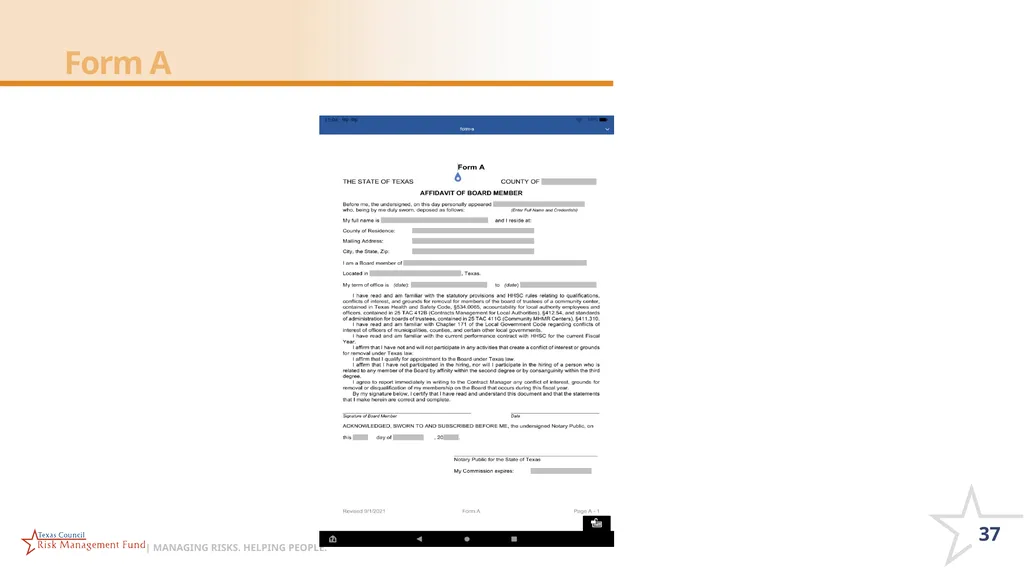 CHECK IN CODE 1008 Roles and Responsibilities of - slide 37 of 55