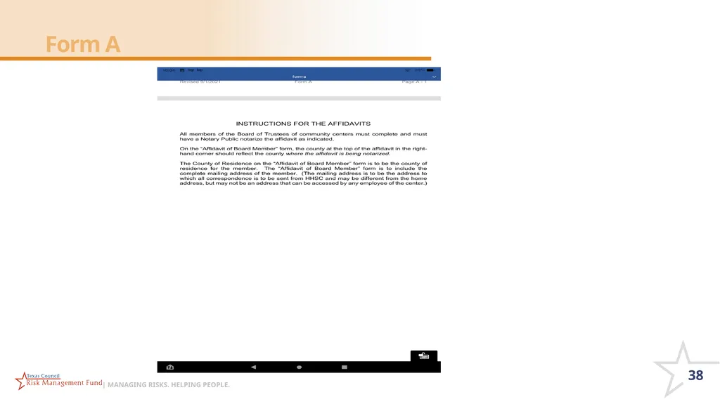 CHECK IN CODE 1008 Roles and Responsibilities of - slide 38 of 55