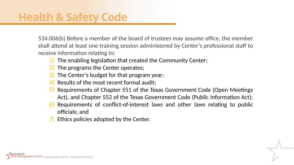 CHECK IN CODE 1008 Roles and Responsibilities of - slide 32 of 55