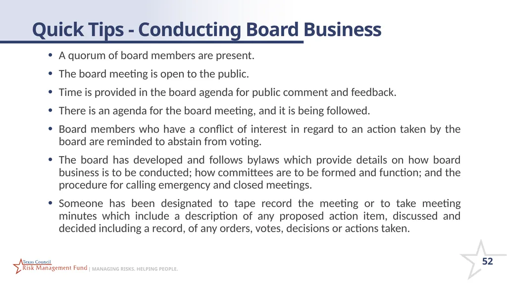 CHECK IN CODE 1008 Roles and Responsibilities of - slide 52 of 55