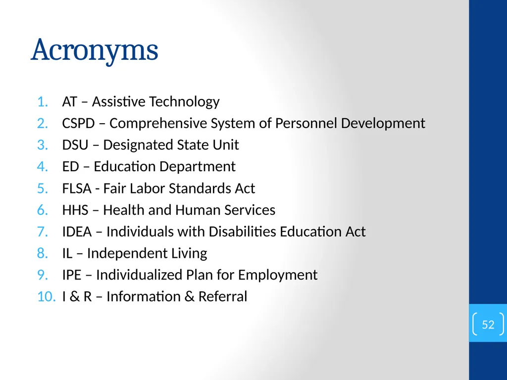 SPRING TRAINING CONFERENCE Saturday, April 16th, - slide 52 of 56