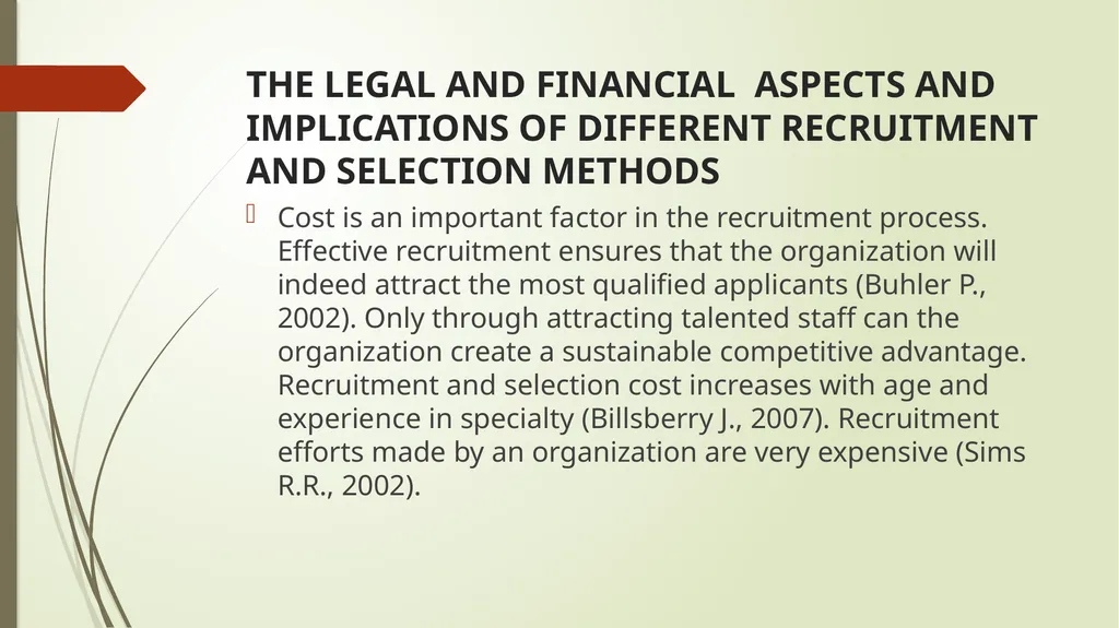 UNIT 19: RESOURCE AND TALENT PLANNING UNIT CODE: - slide 16 of 21