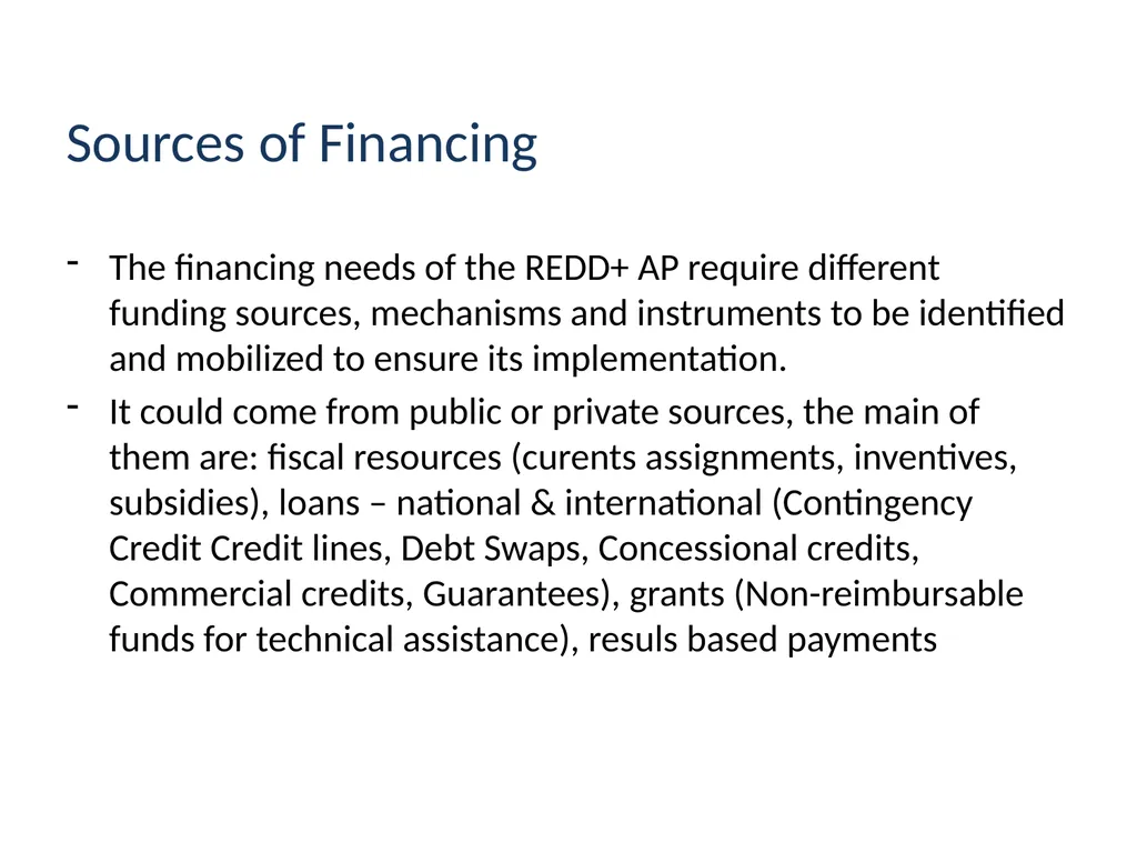 Developing a Financing Stategy Ecuador Regional - slide 8 of 12