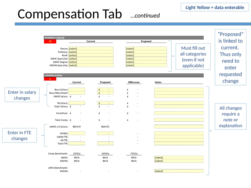 JFR Faculty Hire Business Plan Template Training - slide 25 of 34