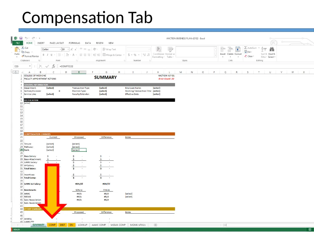 JFR Faculty Hire Business Plan Template Training - slide 23 of 34