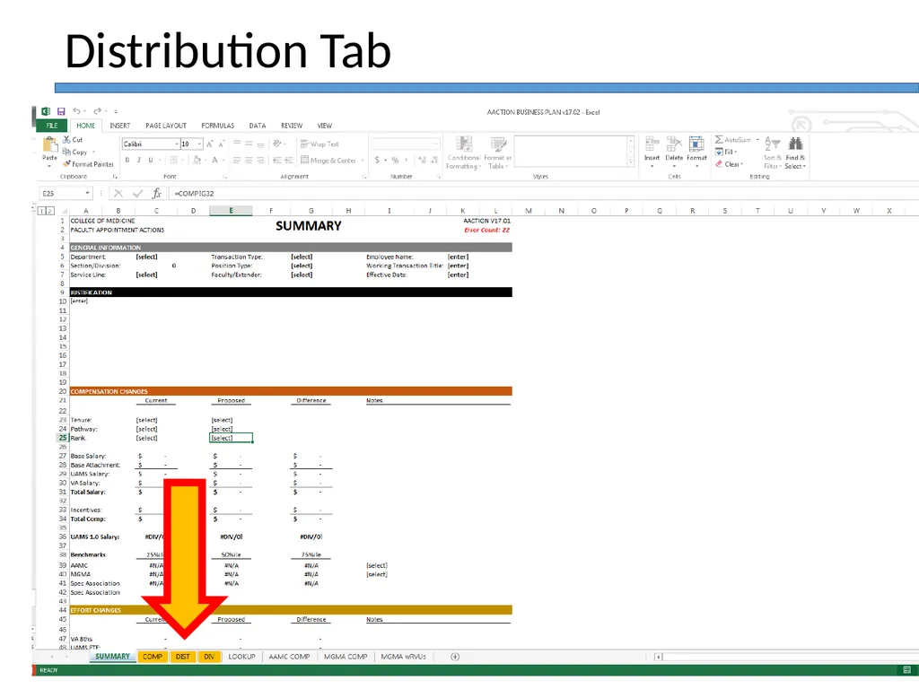 JFR Faculty Hire Business Plan Template Training - slide 27 of 34