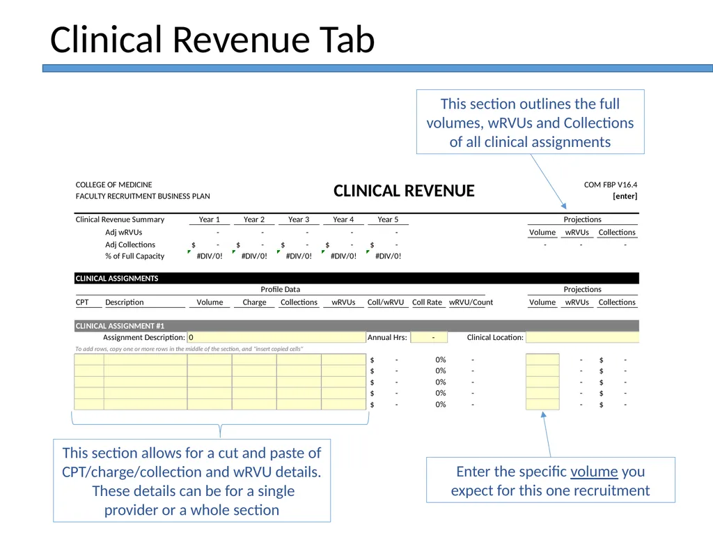 JFR Faculty Hire Business Plan Template Training - slide 15 of 34