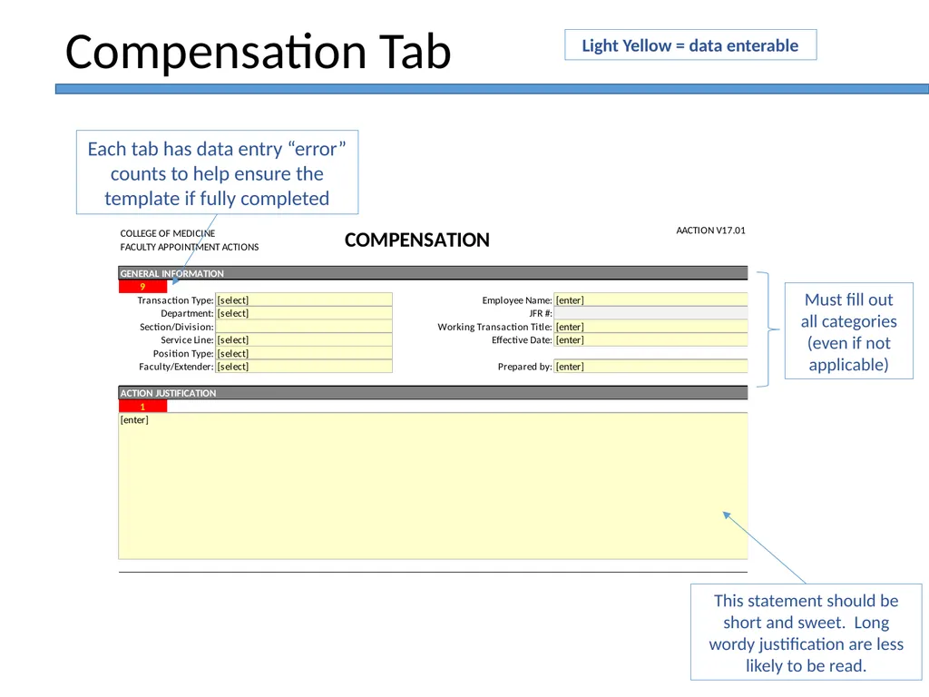 JFR Faculty Hire Business Plan Template Training - slide 24 of 34