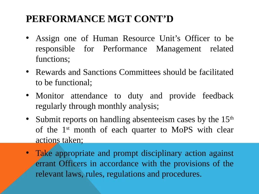 HUMAN RESOURCE MANAGEMENT ISSUES IN THE PUBLIC - slide 17 of 21