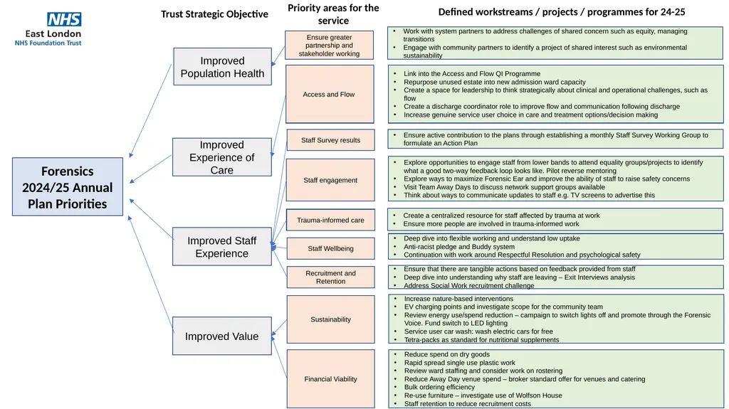 Forensics 2024/25 Annual Plan Priorities Improved
