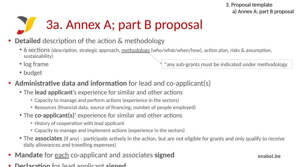 Call For Proposals Skills development for - slide 13 of 47