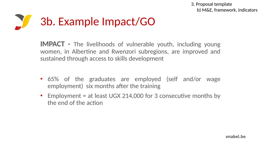Call For Proposals Skills development for - slide 23 of 47