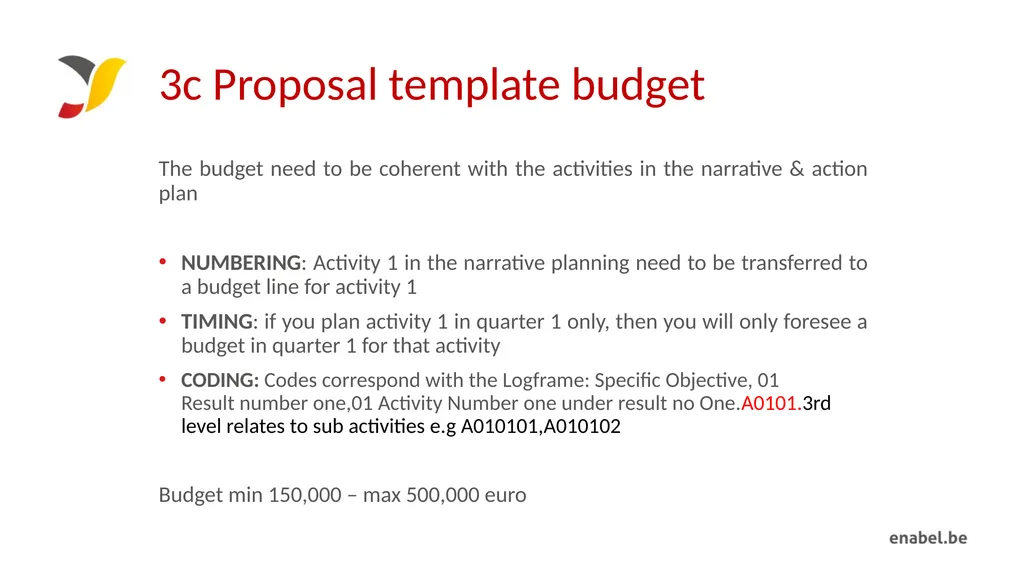 Call For Proposals Skills development for - slide 28 of 47