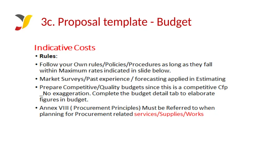 Call For Proposals Skills development for - slide 34 of 47