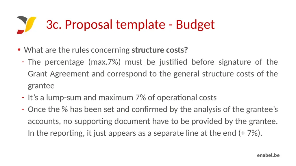 Call For Proposals Skills development for - slide 31 of 47