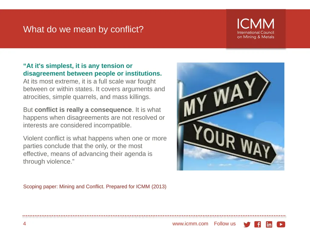 Developing a conflict-sensitive business approach - slide 4 of 33