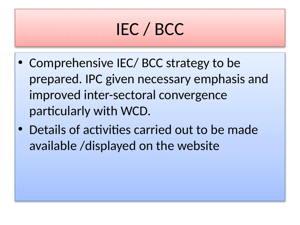State Programme Implementation Plan 2013-14 The - slide 33 of 38