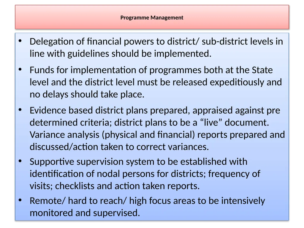 State Programme Implementation Plan 2013-14 The - slide 25 of 38