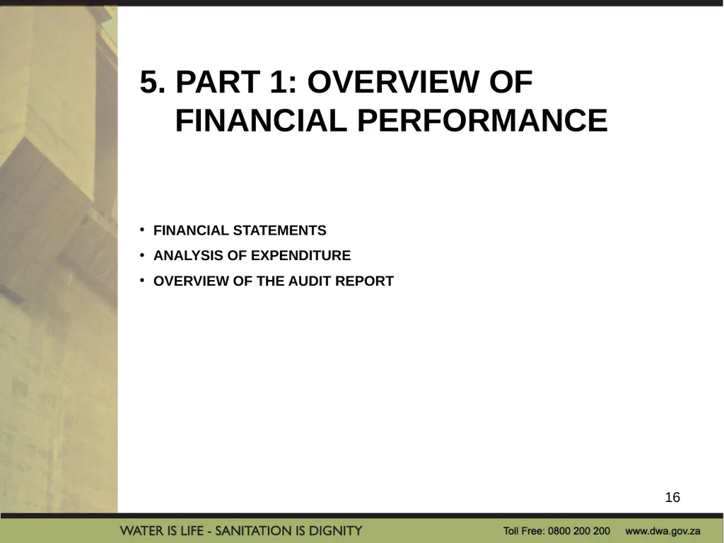PRESENTATION TITLE Presented by: Name Surname - slide 16 of 43