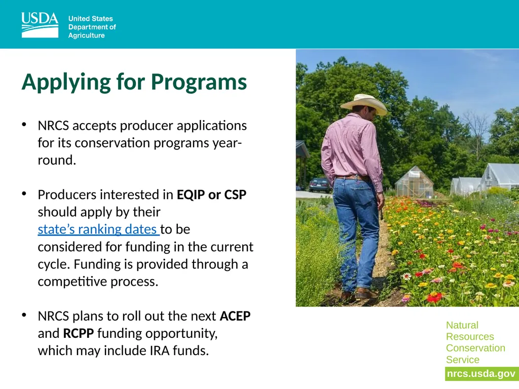NRCS, Climate, and the Inflation Reduction Act - slide 12 of 20