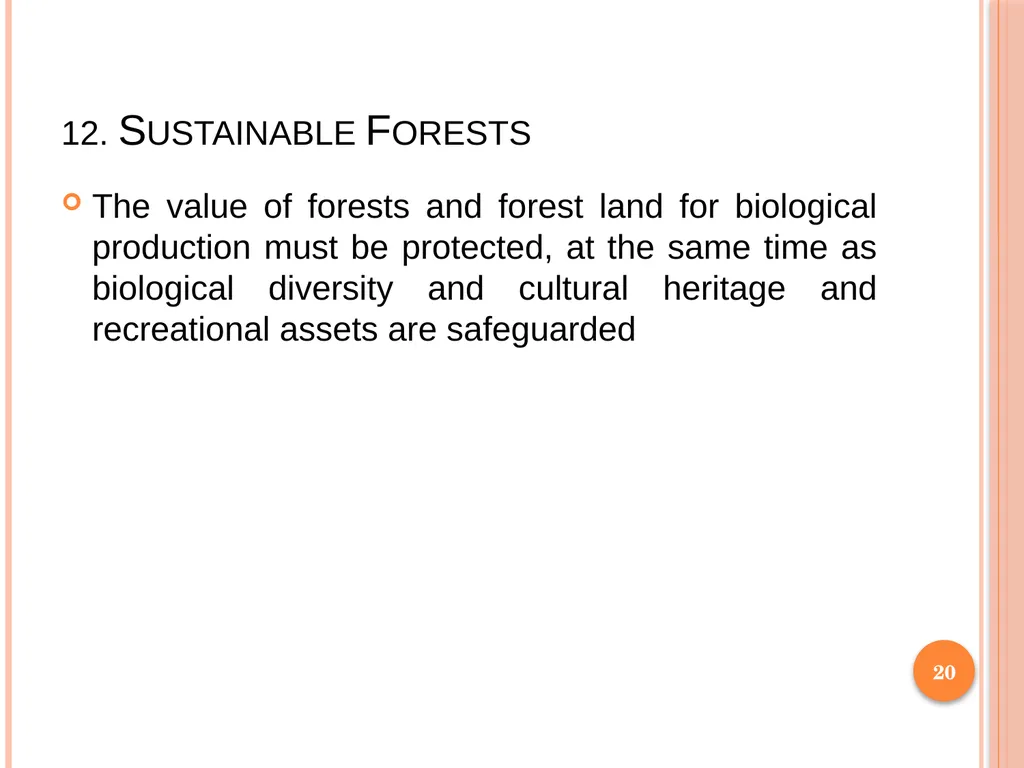 1 SUBJECT: Environmental protection and management - slide 20 of 92