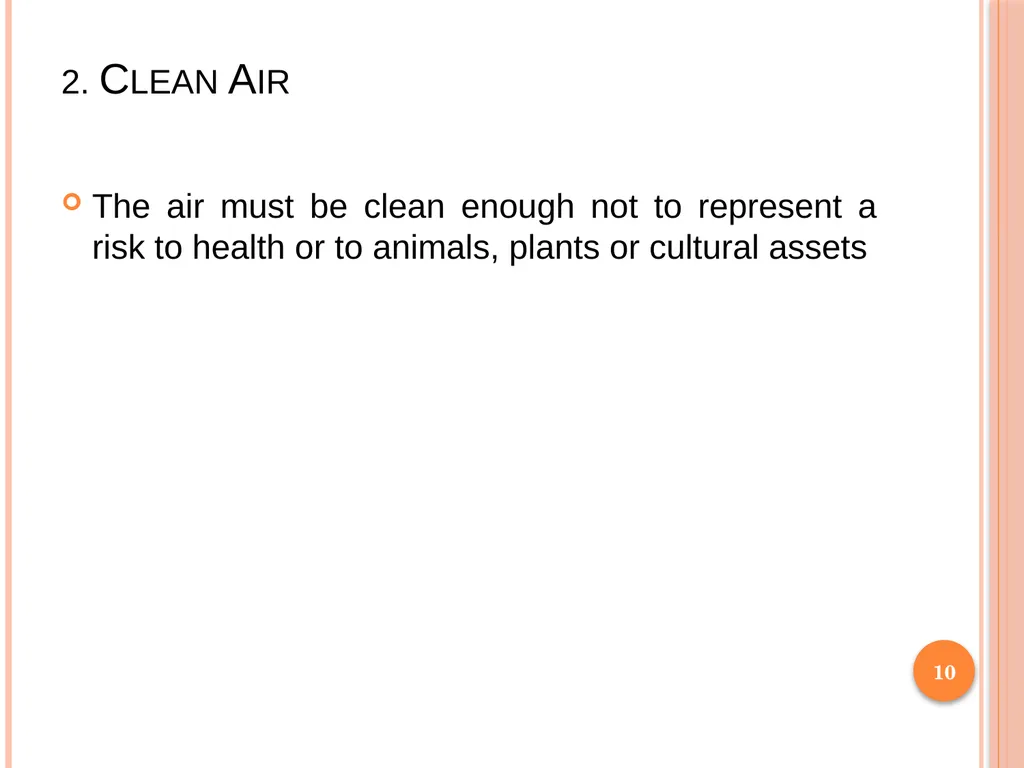 1 SUBJECT: Environmental protection and management - slide 10 of 92