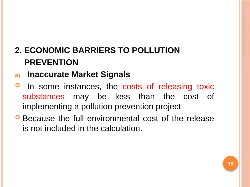 1 SUBJECT: Environmental protection and management - slide 78 of 92
