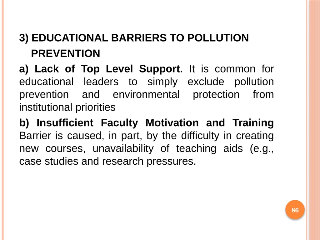 1 SUBJECT: Environmental protection and management - slide 86 of 92