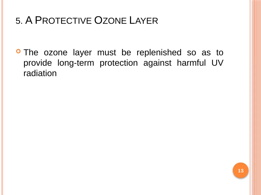 1 SUBJECT: Environmental protection and management - slide 13 of 92