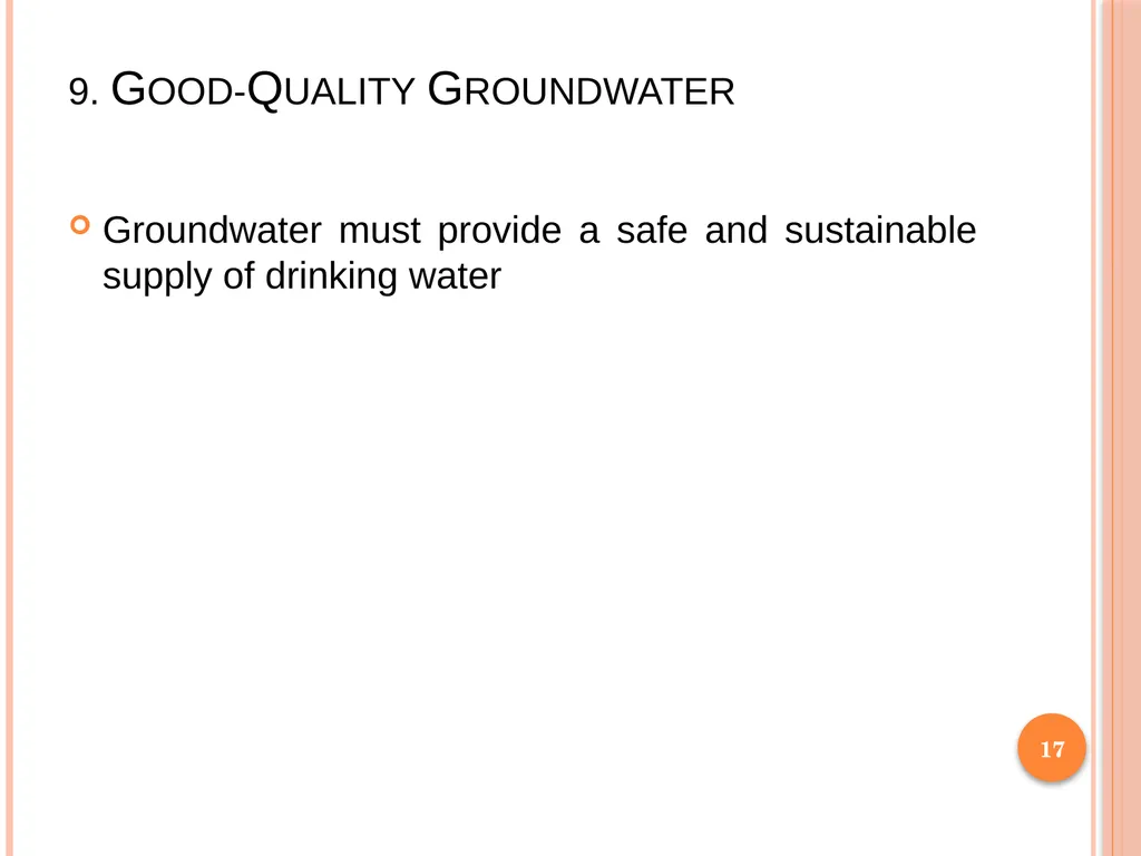 1 SUBJECT: Environmental protection and management - slide 17 of 92