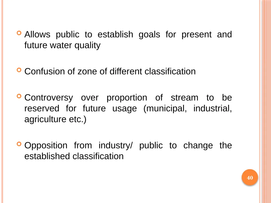 1 SUBJECT: Environmental protection and management - slide 40 of 92