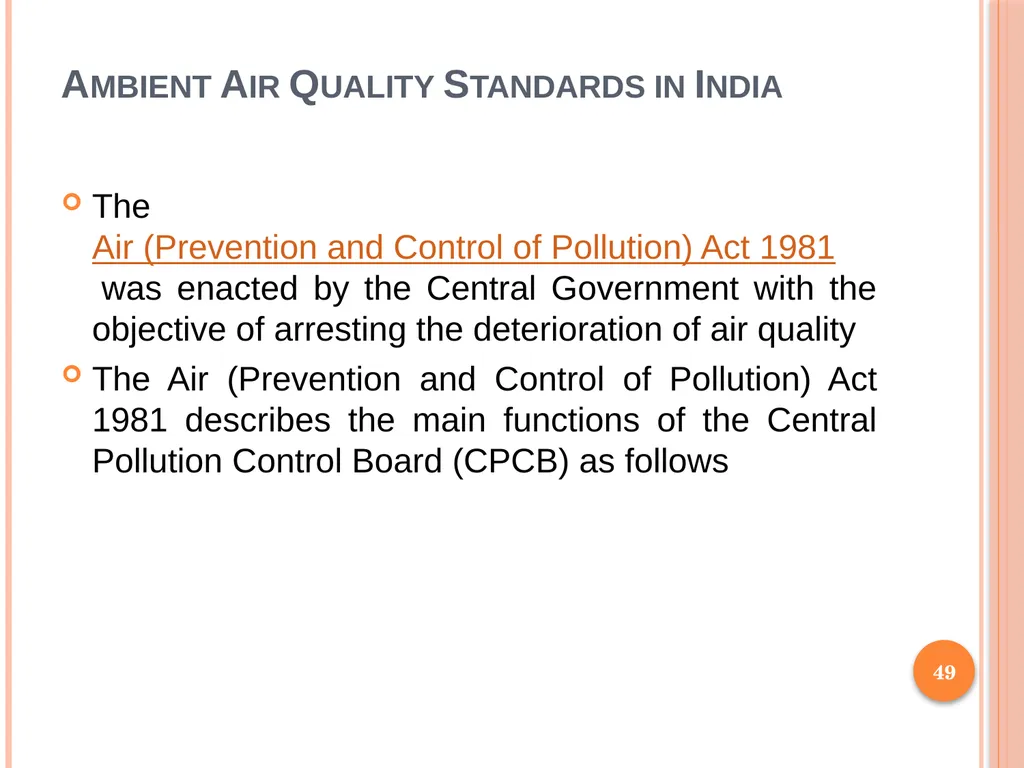 1 SUBJECT: Environmental protection and management - slide 49 of 92