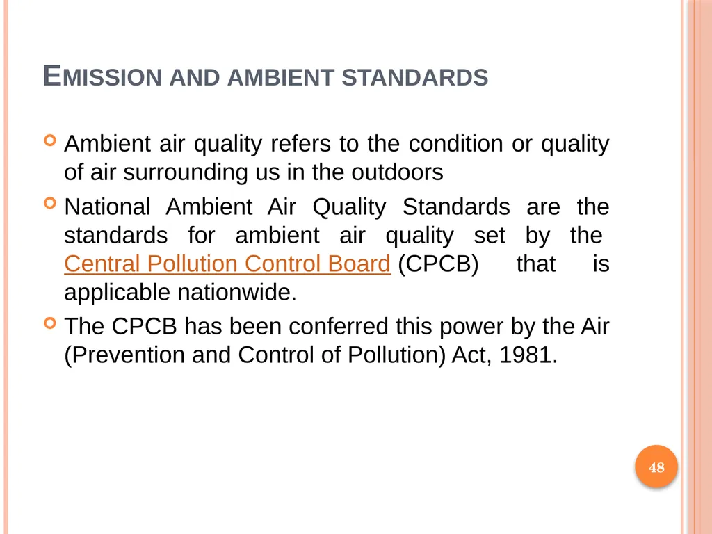 1 SUBJECT: Environmental protection and management - slide 48 of 92